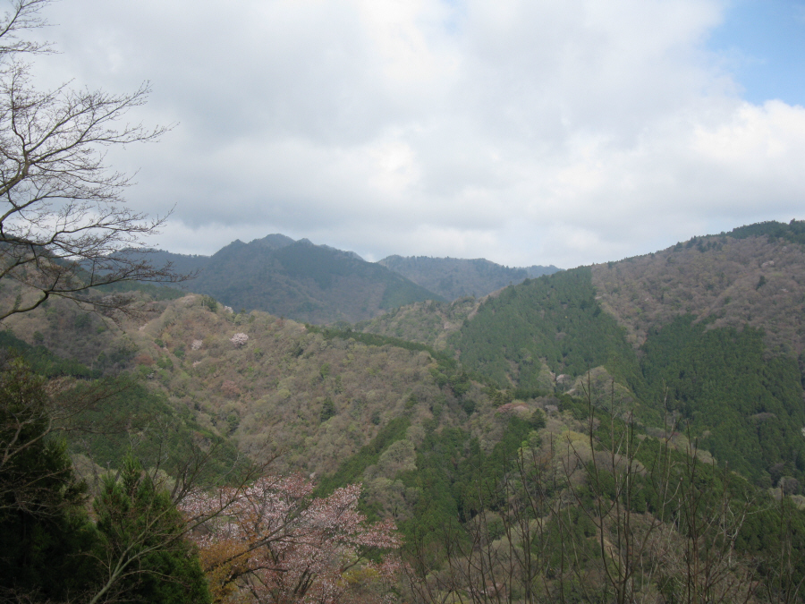 見城から三峰山方面