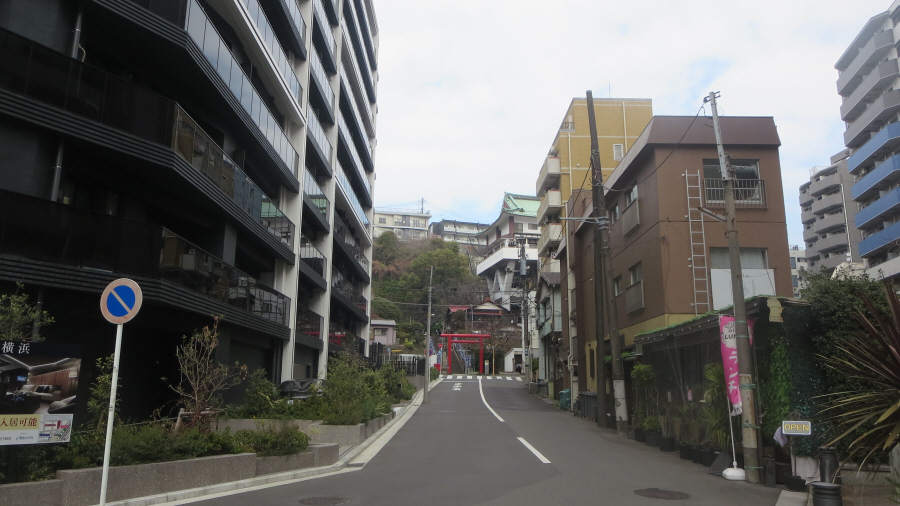 台町入口から大綱金刀比羅神社